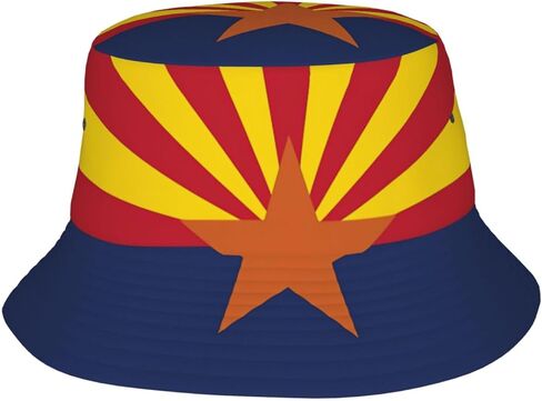 Cute State Flag Bucket Hat for Women Men Summer Travel Sun Beach Fishing Cap Hats in Saudi Arabia