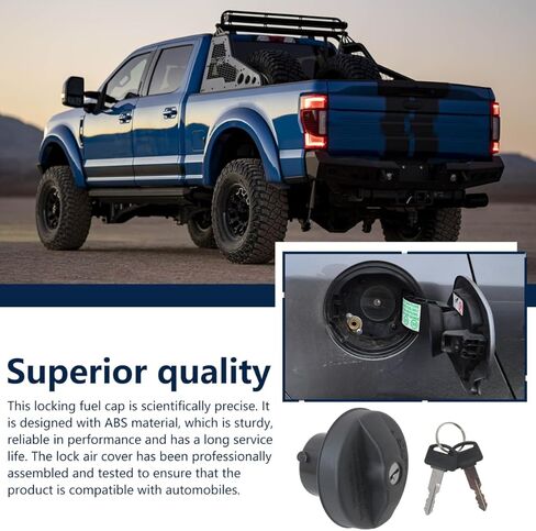 غطاء غاز قفل XSPANDER، غطاء وقود قفل يناسب فورد، غطاء خزان الوقود لـ E-550 Super ty 2003 لـ E-450 Super 2003-2004 لـ Courier 2001-2012 in Kuwait