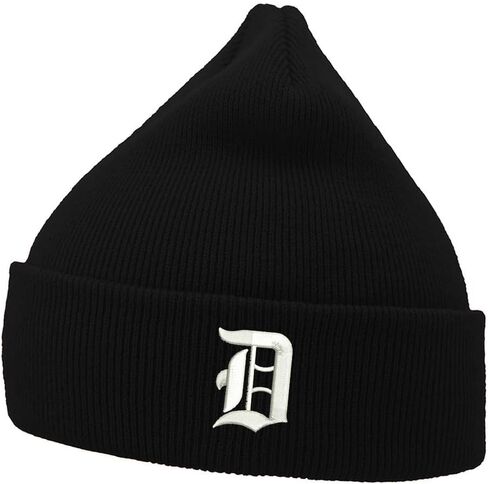 Mens Beanie Knit Hats Old English D Embroidered Unisex Casual Beanies Hats for Winter in Saudi Arabia