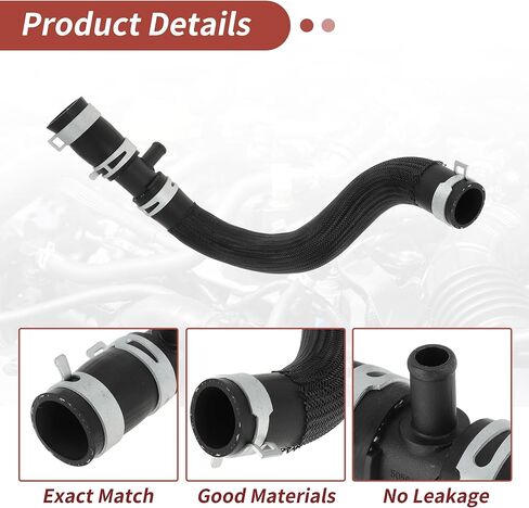 Engine Radiator Inlet Hose for Jeep Gladiator 3.6L V6 2020-2025 HVAC Heater Pipe No.68280782AC Radiator Connector Hose for Jeep Wrangler 3.6L V6 2018-2025 in Kuwait