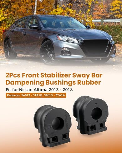 2Pcs Rubber Bushing Front Stabilizer Sway Bar Dampening Bushings Fit for Nissan Altima 2013 2014 2015 2016 2017 2018, Replacement 54613-3TA1B 546133TA0A 54613-3TA1A in Saudi Arabia