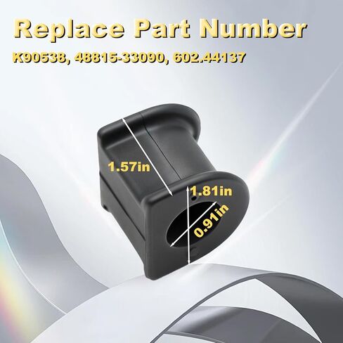 2Pcs Front Stabilizer Sway Bar Bushing Compatible with Toyota Camry 2.4L 3.0L 2002-2006 Replace# 48815-33090 in Saudi Arabia