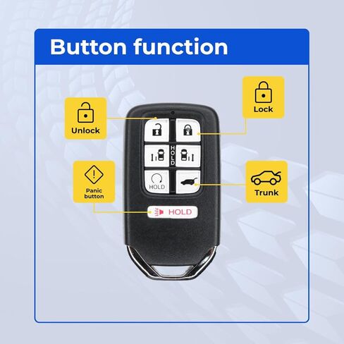 Replcament Smart Key Fob for Honda Odyssey 2021 FCC KR5T4X Part Number 72147-THR-A72 72147THRA72 Pack of 2 in Saudi Arabia