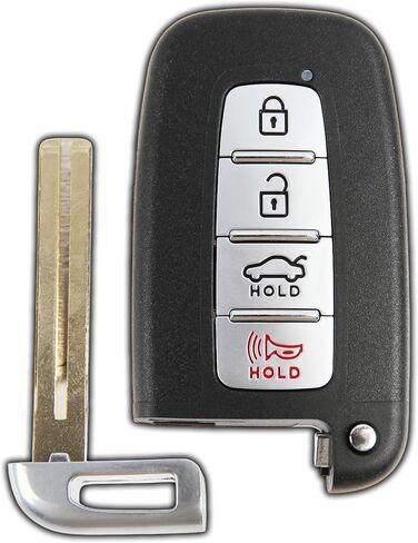 2X Discount Keyless Key Fob Remote for 2009 2010 2011 2012 2013 20142015 Hyundai Kia 4-Button Smart Key - SY5HMFNA04 - Professional Programming Required in Saudi Arabia