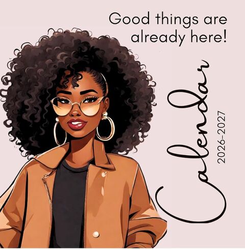 تقويمات حائط 2026 من Black Girl - تقاويم شهرية مع اقتباسات ملهمة - تقويم معلق كبير - 16 شهرًا (يناير 2026 - مارس 2027) in Saudi Arabia