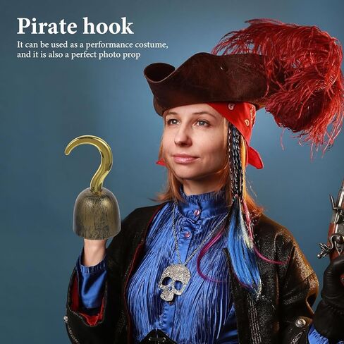 الكابتن هوك زي القراصنة السنانير هالوين زي القراصنة خطاف بلاستيكي يدوي الكابتن هوك القراصنة حفلة لصالح زينة الهالوين in Kuwait