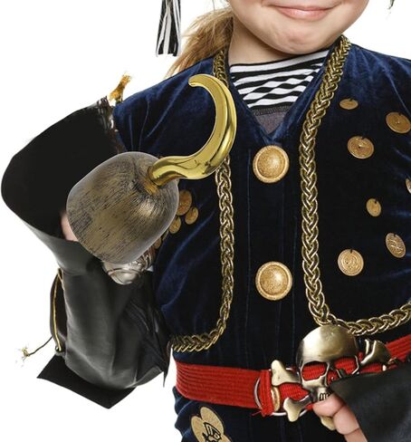 الكابتن هوك زي القراصنة السنانير هالوين زي القراصنة خطاف بلاستيكي يدوي الكابتن هوك القراصنة حفلة لصالح زينة الهالوين in Kuwait