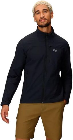 Outdoor Research Men's Ultima Softshell Jacket | Water & Wind Resistant, Zippered Chest & Hand Pockets, UPF 50+ in Saudi Arabia