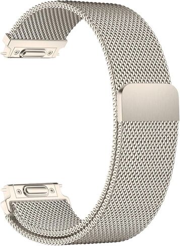 20mm 22mm Stainless Steel Magnetic Watch Band for Women Men, Push-Button Quick Release Metal Smart Watch Strap Mesh Milanese Loop Wristband Replacement Bracelet in Saudi Arabia