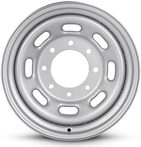 عجلة فولاذية بديلة جديدة مقاس 16 × 7 بوصة OEM مباشرة لـ 1999-2004 Ford F250SD 8-170 مللي متر فضي 16 بوصة حافة F81Z1015AA in Kuwait