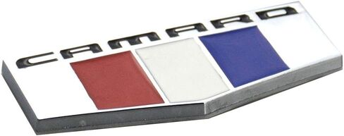 Aimoll 1Pc Camaro M Emblem 3D Badge Front Right Left Fender Replacement for Chevrolet (Chrome) in Saudi Arabia