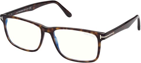 Tom Ford FT 5752-B BLUE BLOCK Dark Havana/Blue Filter 55/16/145 men Eyewear Frame in Saudi Arabia