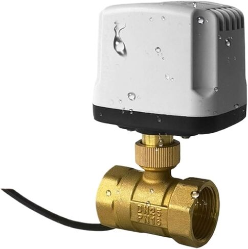DC12V / DC24V / AC220V Brass Electric Ball Valve 2-ways 3-wire 2-control Electric Ball Valve DN15~DN50,IP65 Super Waterp(DN40,AC 220V) in Saudi Arabia