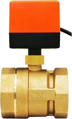 DN50 Electric Motorized Thread Ball Valve Brass AC220V 2 Way 3-Wire 1.6Mpa with Actuator(24VDC) in Saudi Arabia