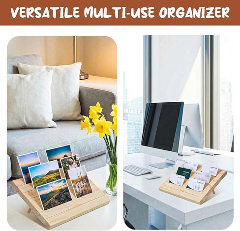 مجموعة حامل عرض أقراط خشبية مكونة من 93 قطعة - 3 حوامل مع 90 بطاقة وقضبان دعم لبيع المجوهرات وعرض الصور in Kuwait