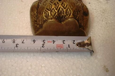 Brass Padlock - Lock with Keys - Working Functional - Brass Made - Type : (OWL - Brass Finish) in Kuwait