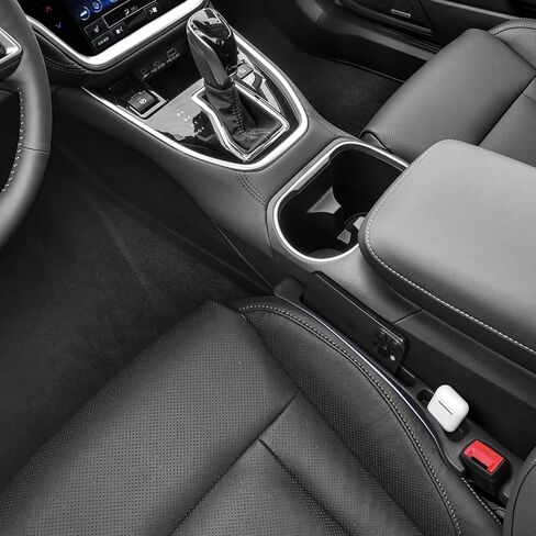 Pukonger مقعد السيارة الفجوة حشو متوافق مع سوبارو المناطق النائية الملحقات مقعد الفجوة المكونات مانع مع فتحة التخزين المنظم عدم الانزلاق حامل كأس السيارة كوستر 2 حزمة أسود in Kuwait