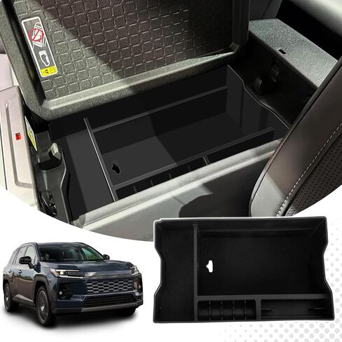Center Console Organizer for 2026 Toyota RAV4, Armrest Storage Box Insert, No-Drill Installation, Interior Organizer with Privacy Protection, 2026 Toyota RAV4 Accessories in Kuwait