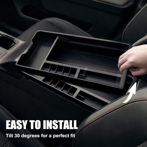 Center Console Organizer for 2026 Toyota RAV4, Armrest Storage Box Insert, No-Drill Installation, Interior Organizer with Privacy Protection, 2026 Toyota RAV4 Accessories in Kuwait