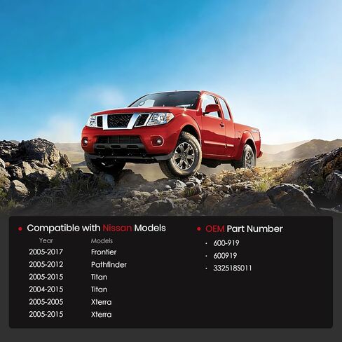 مشغل محرك ناقل الحركة يناسب 2004-2017 Nissan Frontier & Pathfinder & Titan & Xterra 4WD - يستبدل 600-919، 600919، 332518S011 in Kuwait