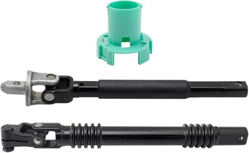 TRQ Intermediate Steering Shaft with Coupler Upper & Lower Compatible with 2002-2006 Cadillac Escalade 2003-2006 Escalade ESV Escalade EXT Chevrolet Avalanche 1500 Avalanche 2500 in Saudi Arabia