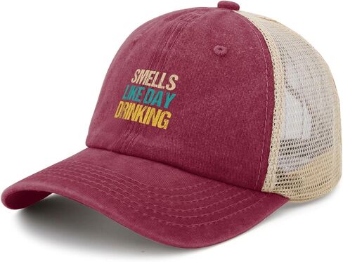 Smells Like Day Drinking Sun Hats Outdoor Cap for Him in Saudi Arabia