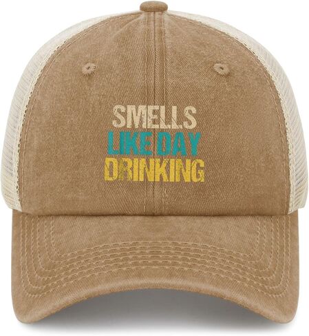 Smells Like Day Drinking Sun Hats Outdoor Cap for Him in Saudi Arabia