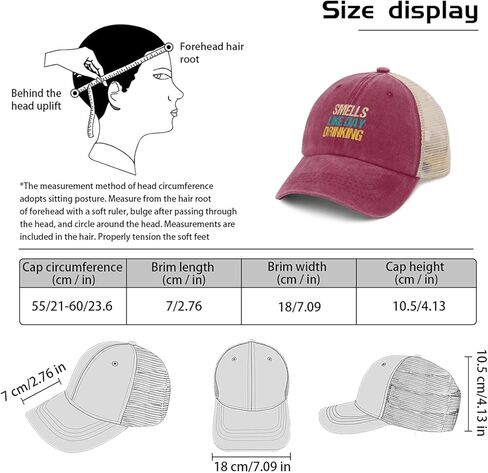 Smells Like Day Drinking Sun Hats Outdoor Cap for Him in Saudi Arabia