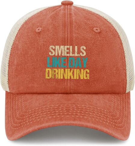 Smells Like Day Drinking Sun Hats Outdoor Cap for Him in Saudi Arabia