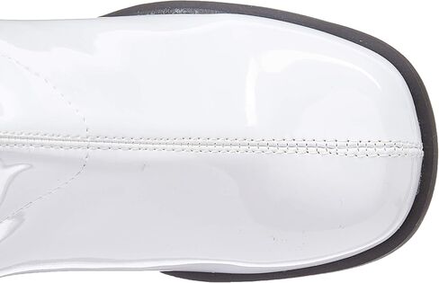 Ellie Shoes Women's GOGO-W Wide Calf Boot, WHITE, 10 M US in Saudi Arabia