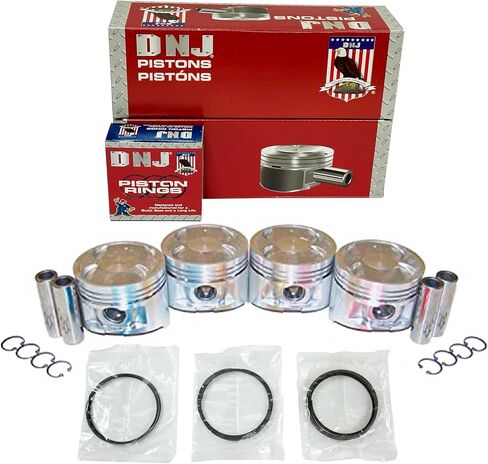 DNJ PRK926 Piston and Ring Kit for 1988-1989 ChevroletToyota Corolla MR2 Nova 1.6L L4 16V DOHC 1588cc in Saudi Arabia