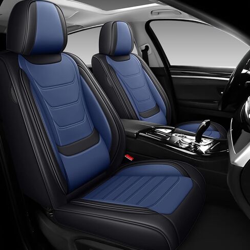 أغطية مقاعد السيارة DHAEY لسيارة Lexus RX 350 2007-2025، غطاء مقعد فاخر قابل للتنفس، جلد نابا، مقاوم للاهتراء، مضاد للانزلاق، تركيب سريع، قطعتان أماميتان، بيج in Kuwait
