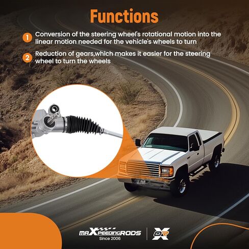 maXpeedingrods Manual Power Steering Rack and Pinion for Toyota Corolla All Enigne Japan Built 2009-2013, 1G-2700, 24-2700, 45510-12450 in Saudi Arabia
