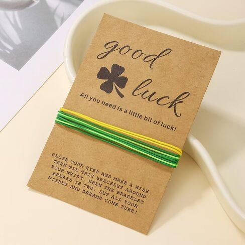 Blue Drop St Patricks Day Bracelets for Women Shamrock Clover Green Bracelet Braided Stackable Friendship Bracelets Good Lucky Jewelry Irish St Patricks Day Accessories in Kuwait