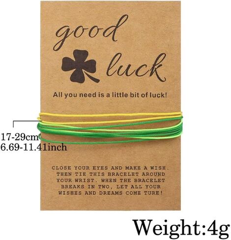 Blue Drop St Patricks Day Bracelets for Women Shamrock Clover Green Bracelet Braided Stackable Friendship Bracelets Good Lucky Jewelry Irish St Patricks Day Accessories in Kuwait