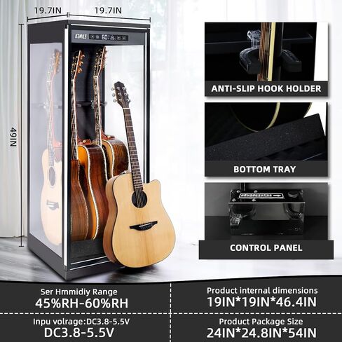 حافظة عرض الجيتار، مرطبات الجيتار، الترطيب ومزيل الرطوبة، حافظة عرض الجيتار الصوتي، تستخدم للحفاظ على الجيتار - الجيتار القابل للجمع (C03) in Kuwait