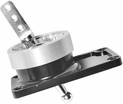 Quick Gear Short Throw Shifter Shift for Ford for Mustang 1983-2003 for Thunderbird 1984-1988 Black/Silver 4CAR-SS-FM83 in Saudi Arabia