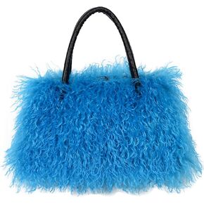 Fluffy Women's Handbag Soft Faux Fur Cute Women's Fur Bag Suitable for Shopping and Traveling in Kuwait
