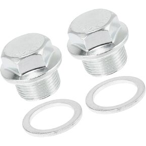 2 قطعة M22 x 1.5 الصلب زيت المحرك قابس التصريف المسمار مع حلقة الختم لاستبدال جنرال موتورز الفضة لهجة in Kuwait