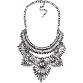 Retro Bohemian Ethnic Gypsy Tribal Boho Statement Necklace for Women in Kuwait