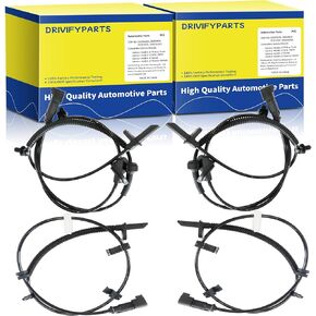 ABS Wheel Speed Sensor Fit for Chevy Traverse 2009-2017, Buick Enclave 2008-2017, GMC Acadia 2007-2016, Saturn Outlook 2007-2010, 22739728, 22739727, Front and Rear, Driver and Passenger Side, 4pcs in Kuwait