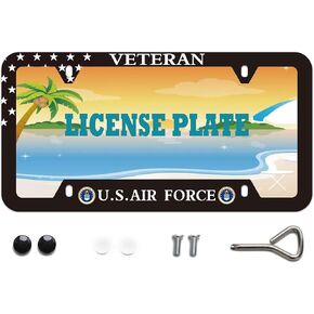 Veteran Us Army License Plate Frame Us Navy Stainless Steel Car License Plate Cover for Men Women Fans 12 X 6 Inch in Saudi Arabia