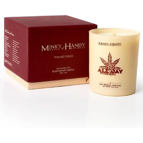 Scented Candles - Luxury Soy with Iris Bergamot Amber Fragrance- Hand Poured Long-Lasting Jar Candle - Dancing in The Moonlight in Saudi Arabia