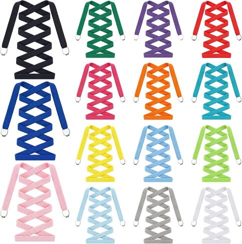 Elastic No Tie Shoe Laces for Sneakers Tieless Shoe Laces for Sports Shoes Boots Sneakers Skates No Screw in Saudi Arabia