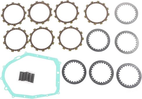 Clutch Kit for 350 2004-2013 - Friction Discs Springs Gasket High Performance Replacement - Durable Aluminum Alloy, Perfect Fit for YFM350R and Special Editions in Saudi Arabia
