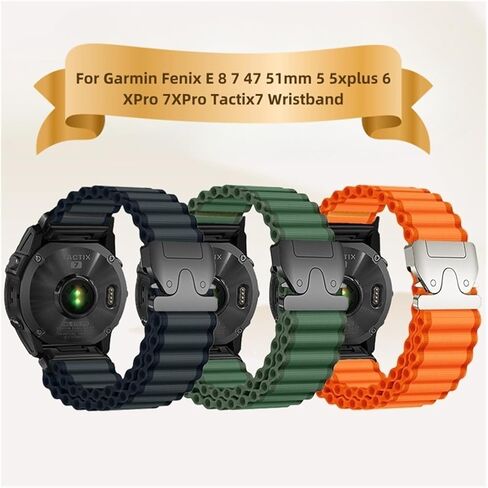 26/22/20 مللي متر Quickfit النايلون المحيط المظلة مشبك الفرقة ل Garmin Fenix ​​8 51 47 مللي متر E 7X 7Pro 6X 6Pro إندورو 3 2 سوار إكسسوارات in Kuwait