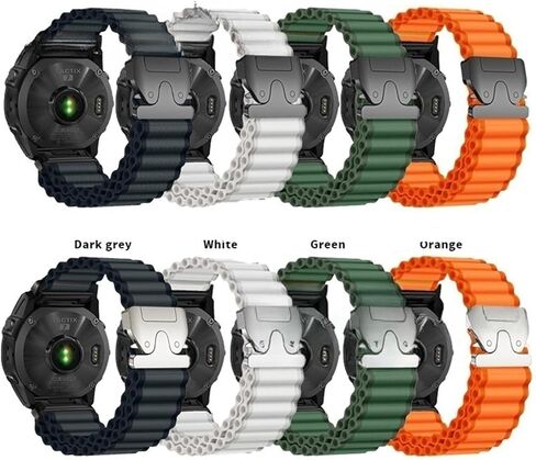 26/22/20 مللي متر Quickfit النايلون المحيط المظلة مشبك الفرقة ل Garmin Fenix ​​8 51 47 مللي متر E 7X 7Pro 6X 6Pro إندورو 3 2 سوار إكسسوارات in Kuwait