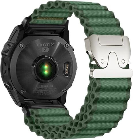 26/22/20 مللي متر Quickfit النايلون المحيط المظلة مشبك الفرقة ل Garmin Fenix ​​8 51 47 مللي متر E 7X 7Pro 6X 6Pro إندورو 3 2 سوار إكسسوارات in Kuwait