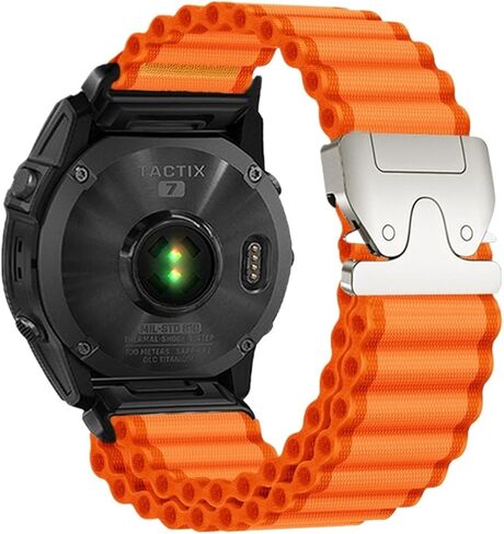 26/22/20 مللي متر Quickfit النايلون المحيط المظلة مشبك الفرقة ل Garmin Fenix ​​8 51 47 مللي متر E 7X 7Pro 6X 6Pro إندورو 3 2 سوار إكسسوارات in Kuwait