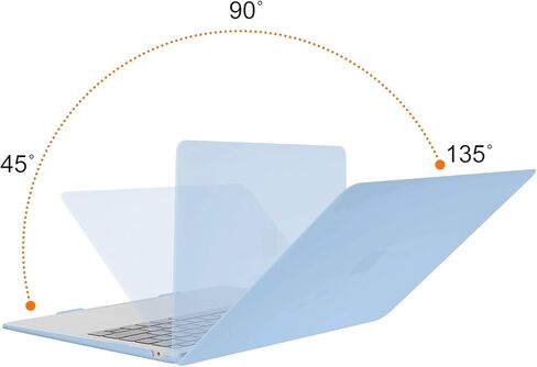 MOSISO Compatible with MacBook Air 13 inch Case 2018-2020 Rlease A2337 M1 A2179 A1932, Plastic Hard Shell&Neoprene Sleeve Bag with Small Case&Keyboard Cover&Screen Protector&Storage Bag,Airy Blue in Saudi Arabia